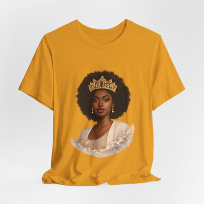 T-Shirt — Black Queen with Crown "Built Good" Graphic