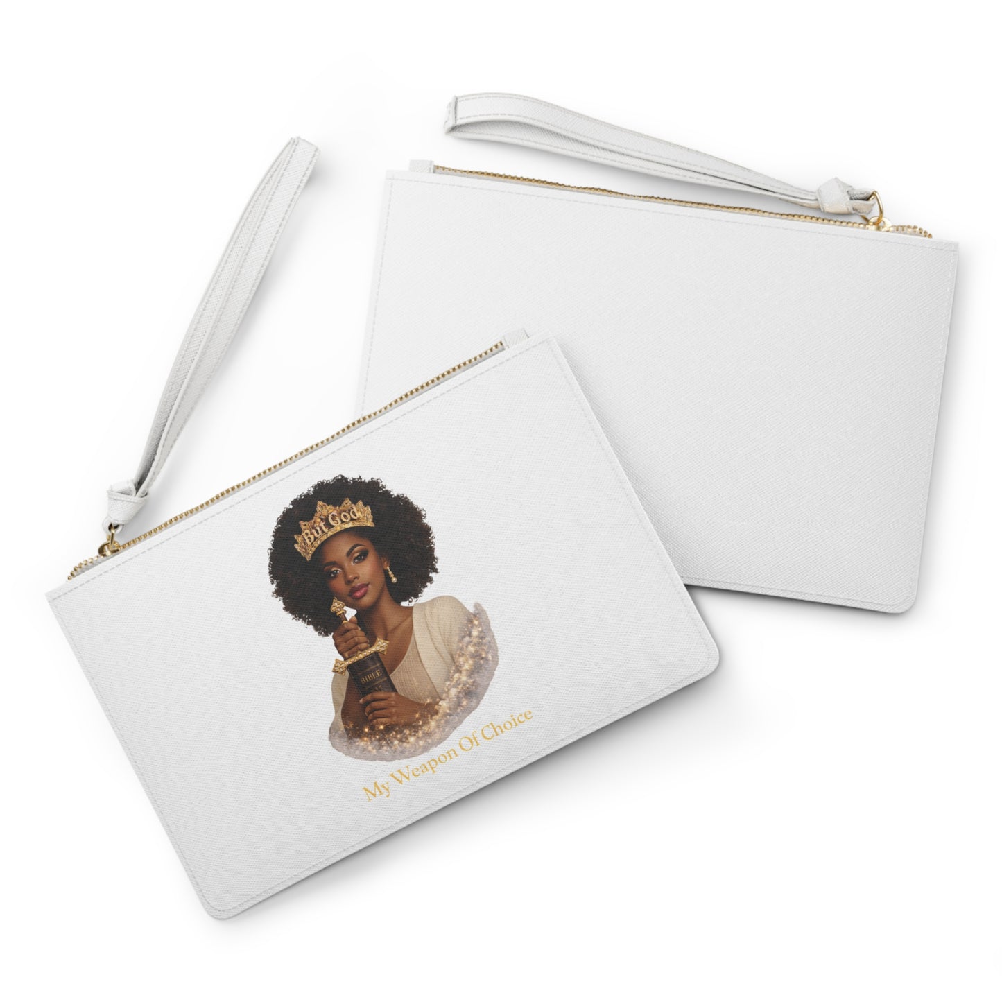 Empowered Queen Clutch Bag — "My Weapon Of Choice" Wristlet