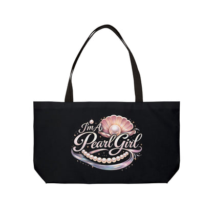 “I'm a Pearl Girl” Beach & Travel Bag