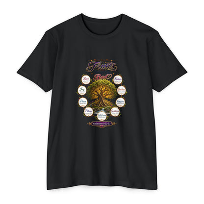 T-Shirt — Fruit of the Spirit Tree Design (Galatians 5:22-23)