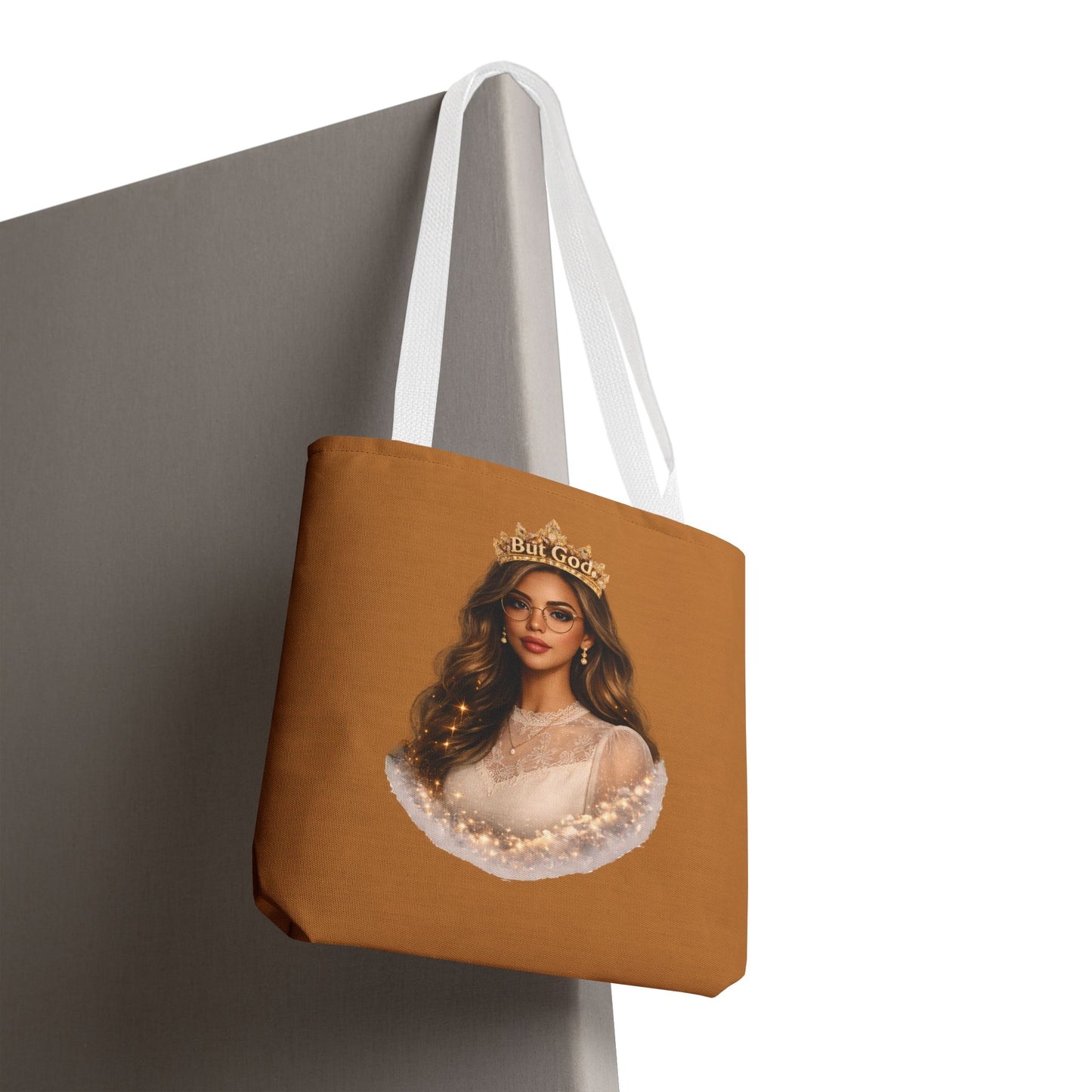 "But God" Portrait Tote Bag – Inspirational Art Tote