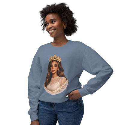 'But God' Crown Graphic Crewneck Sweatshirt