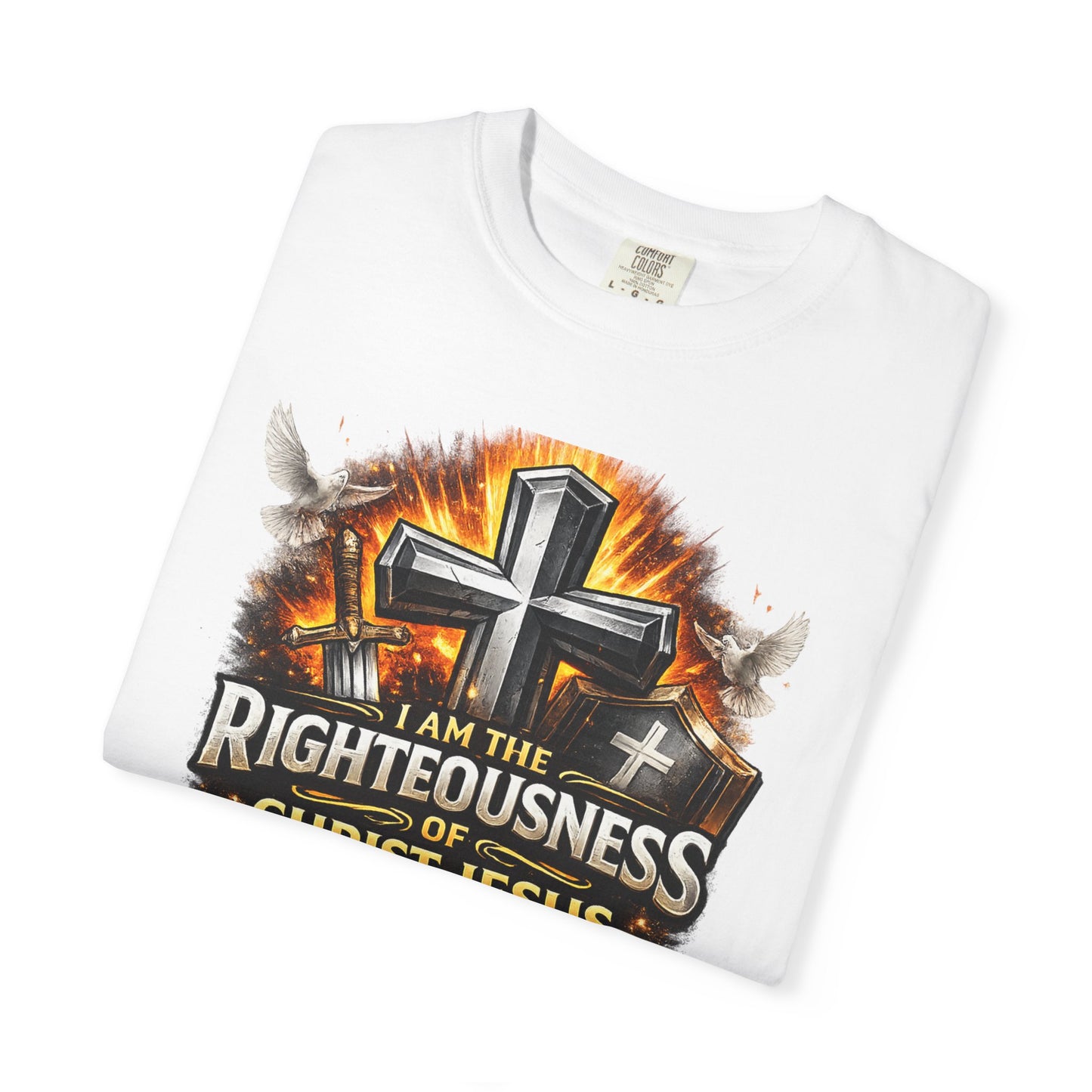 Righteousness of Christ Jesus T-Shirt — Faith Shield Christian Tee