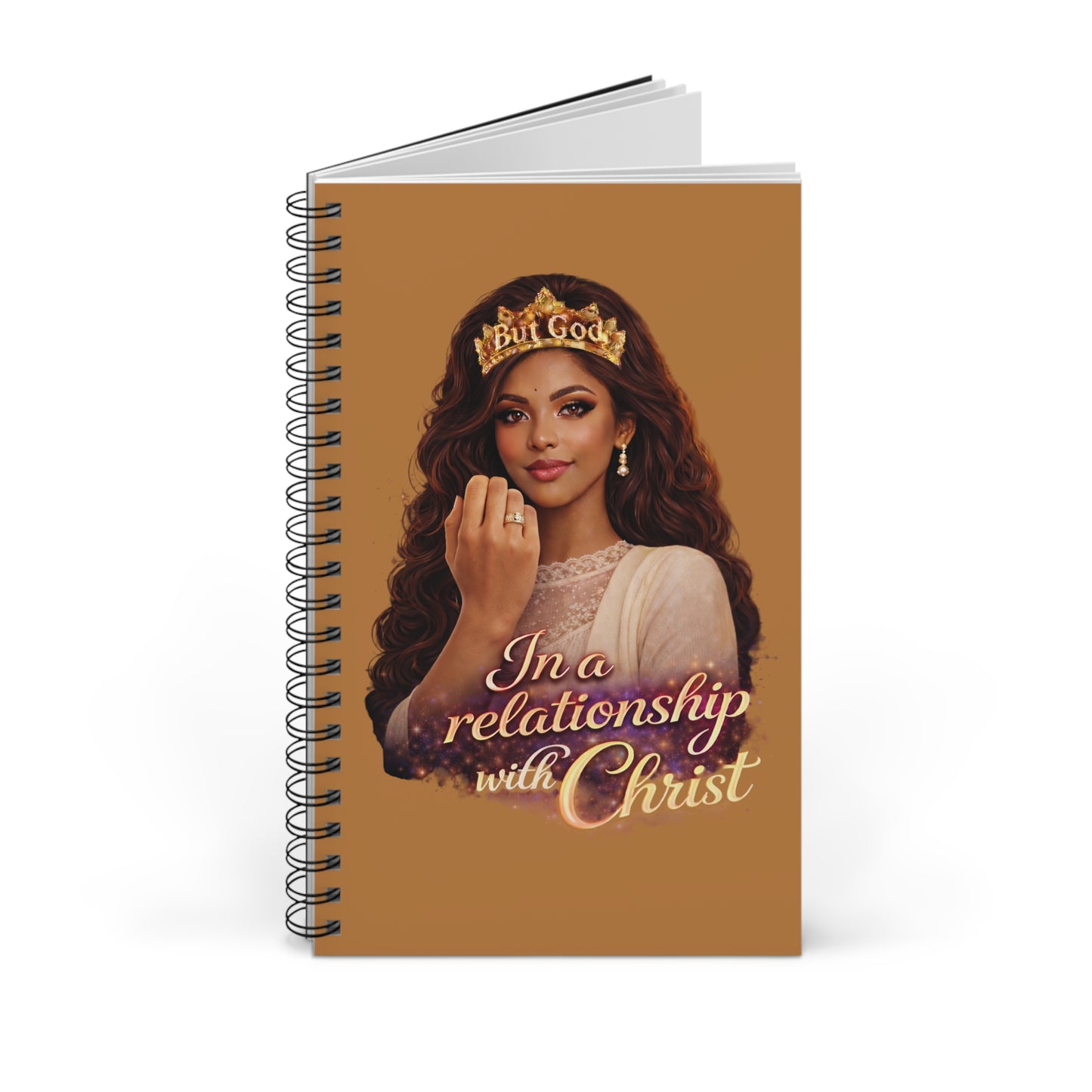 Christian Spiral Journal — "In a Relationship with Christ" Faith Notebook