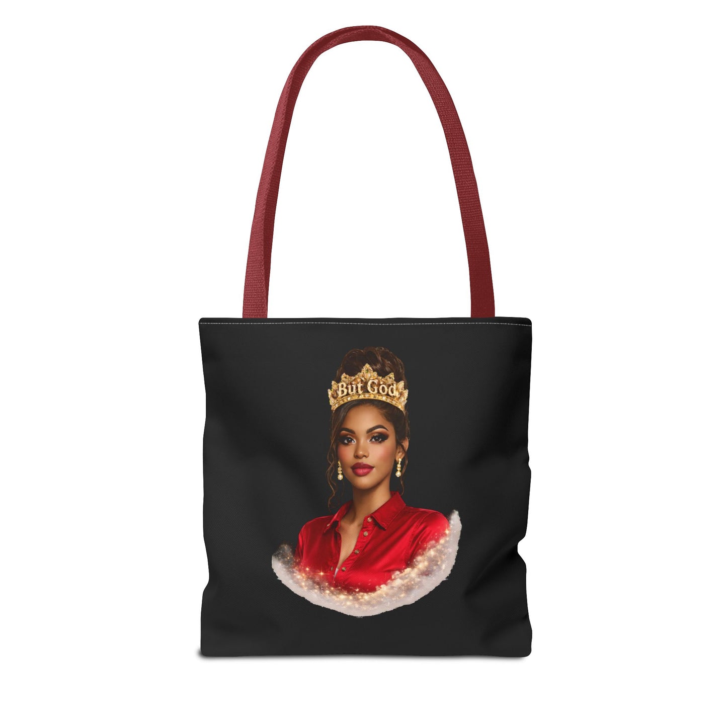 "But God" Portrait Tote Bag — Elegant Royalty Art Tote