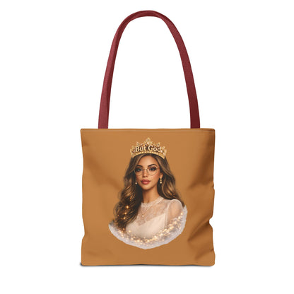 "But God" Portrait Tote Bag – Inspirational Art Tote
