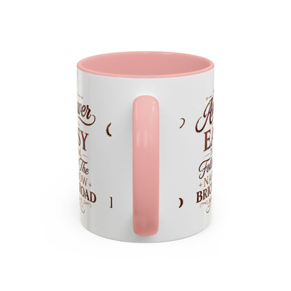 Inspirational Faith Coffee Mug — "The Answer Is Easy to Find, Follow the Narrow Brick Road"