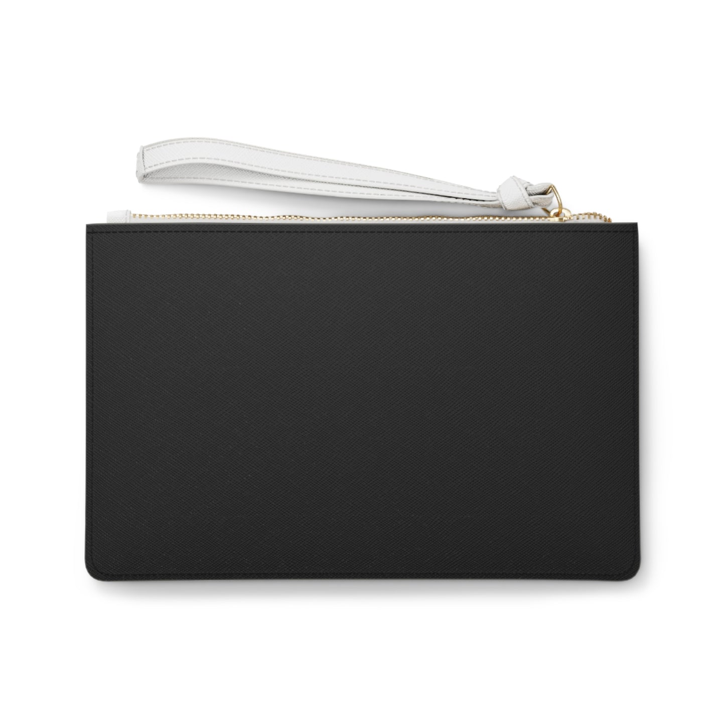 Clutch Bag — "I Am A Masterpiece" Gold Crest Wristlet