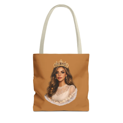 "But God" Portrait Tote Bag – Inspirational Art Tote