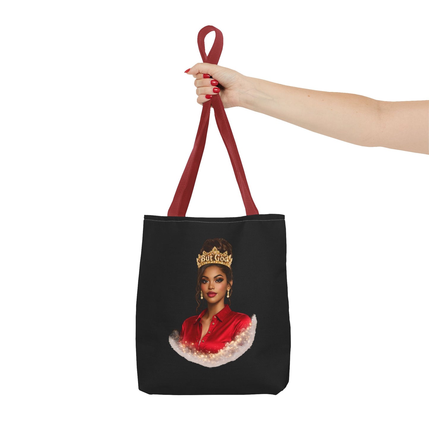 "But God" Portrait Tote Bag — Elegant Royalty Art Tote