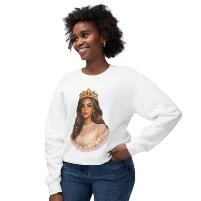 'But God' Crown Graphic Crewneck Sweatshirt