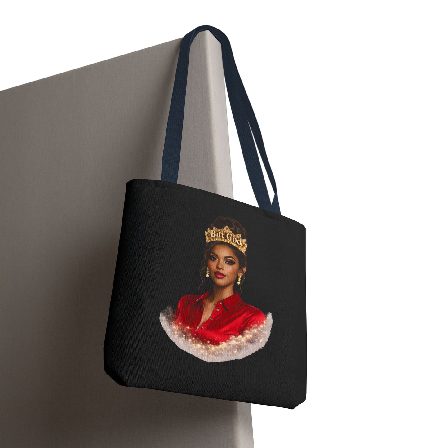 "But God" Portrait Tote Bag — Elegant Royalty Art Tote