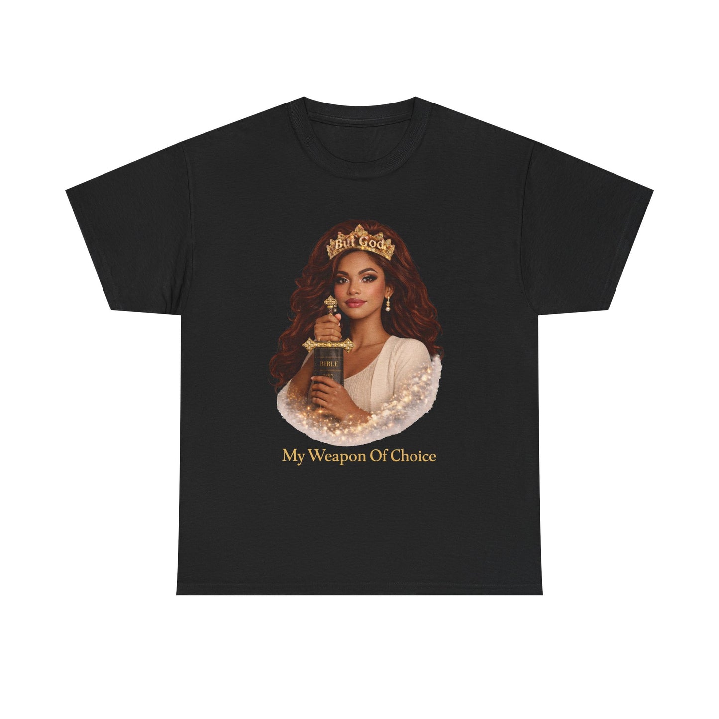 T‑Shirt — "My Weapon Of Choice" Queen with Trophy Graphic