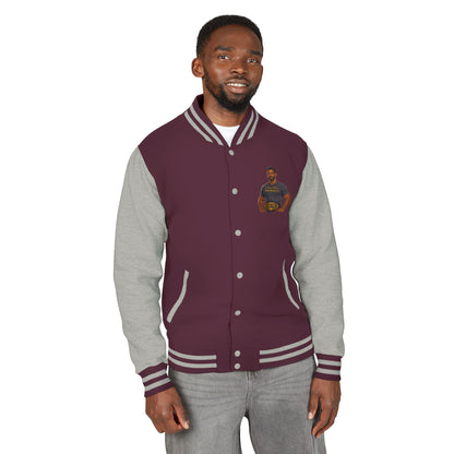 Letterman Jacket — "I Am a Man Who Walks in Truth" Graphic Varsity Jacket