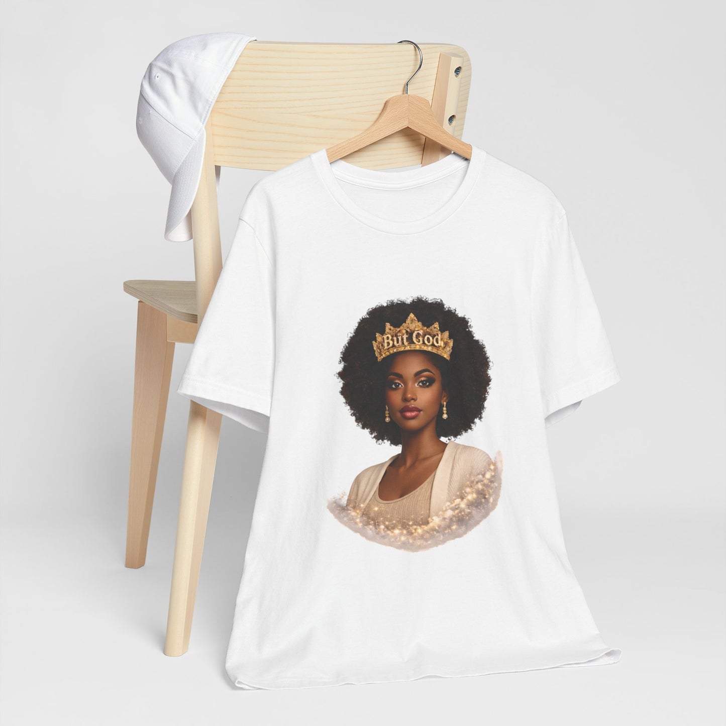 T-Shirt — Black Queen with Crown "Built Good" Graphic