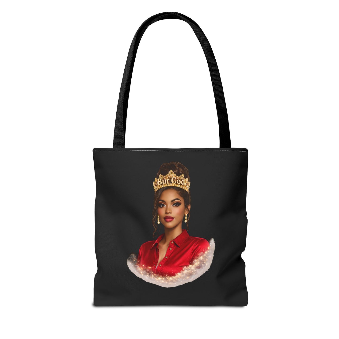 "But God" Portrait Tote Bag — Elegant Royalty Art Tote