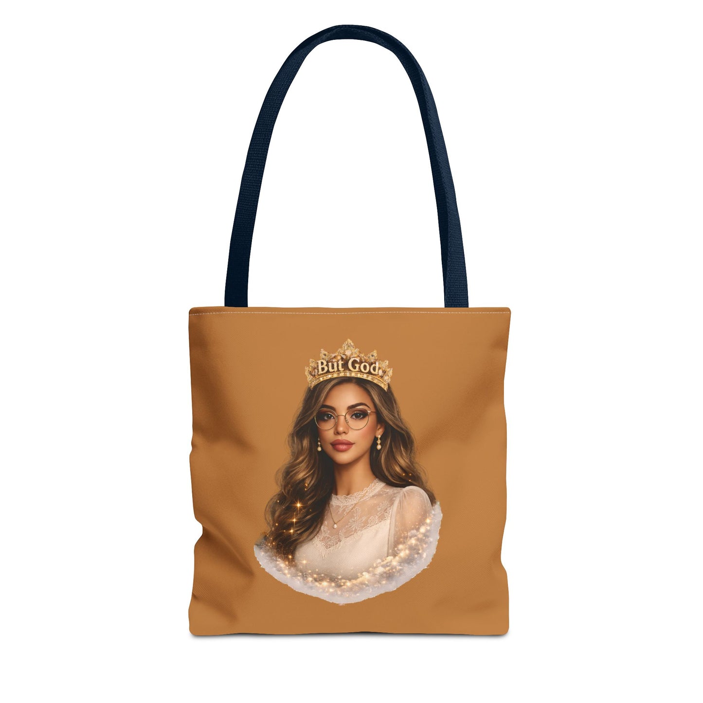 "But God" Portrait Tote Bag – Inspirational Art Tote