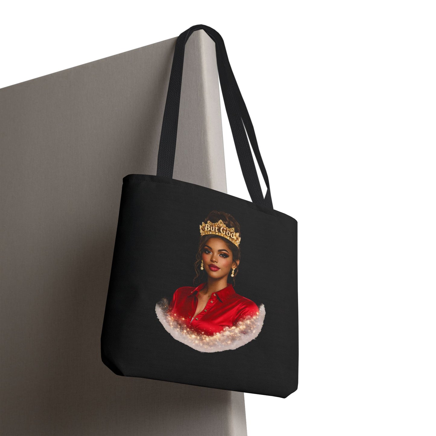 "But God" Portrait Tote Bag — Elegant Royalty Art Tote
