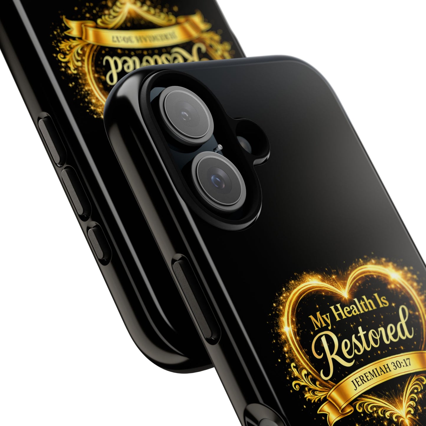 Phone Case — "My Health Is Restored" Christian Faith Design (Jeremiah 30:17)
