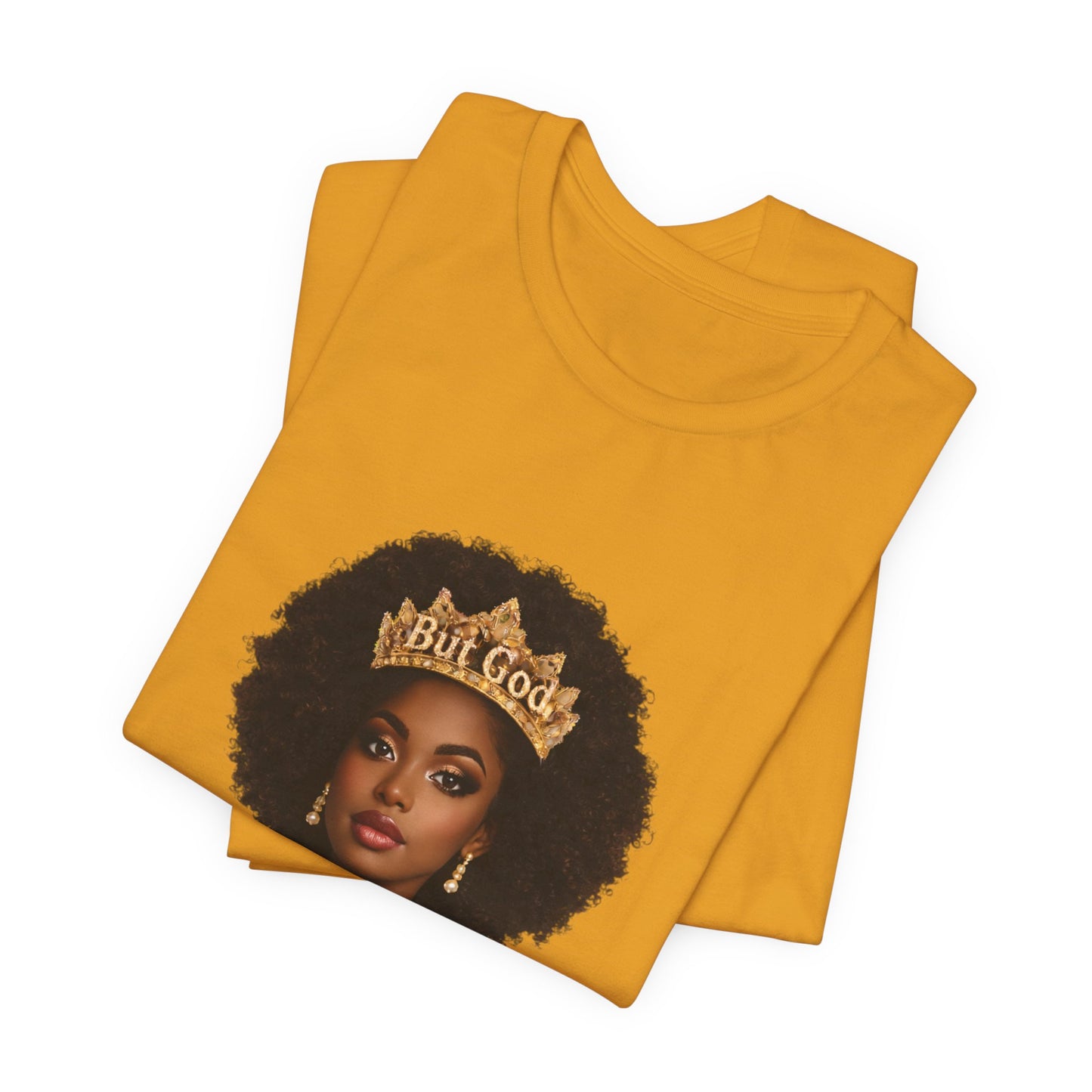 T-Shirt — Black Queen with Crown "Built Good" Graphic