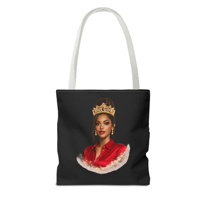 "But God" Portrait Tote Bag — Elegant Royalty Art Tote