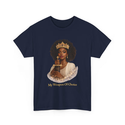 T‑Shirt — 'My Weapon Of Choice' Crowned Queen Graphic Tee