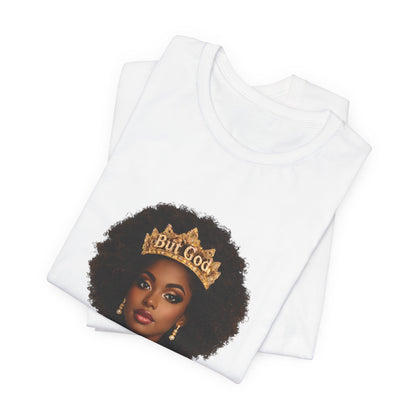 T-Shirt — Black Queen with Crown "Built Good" Graphic