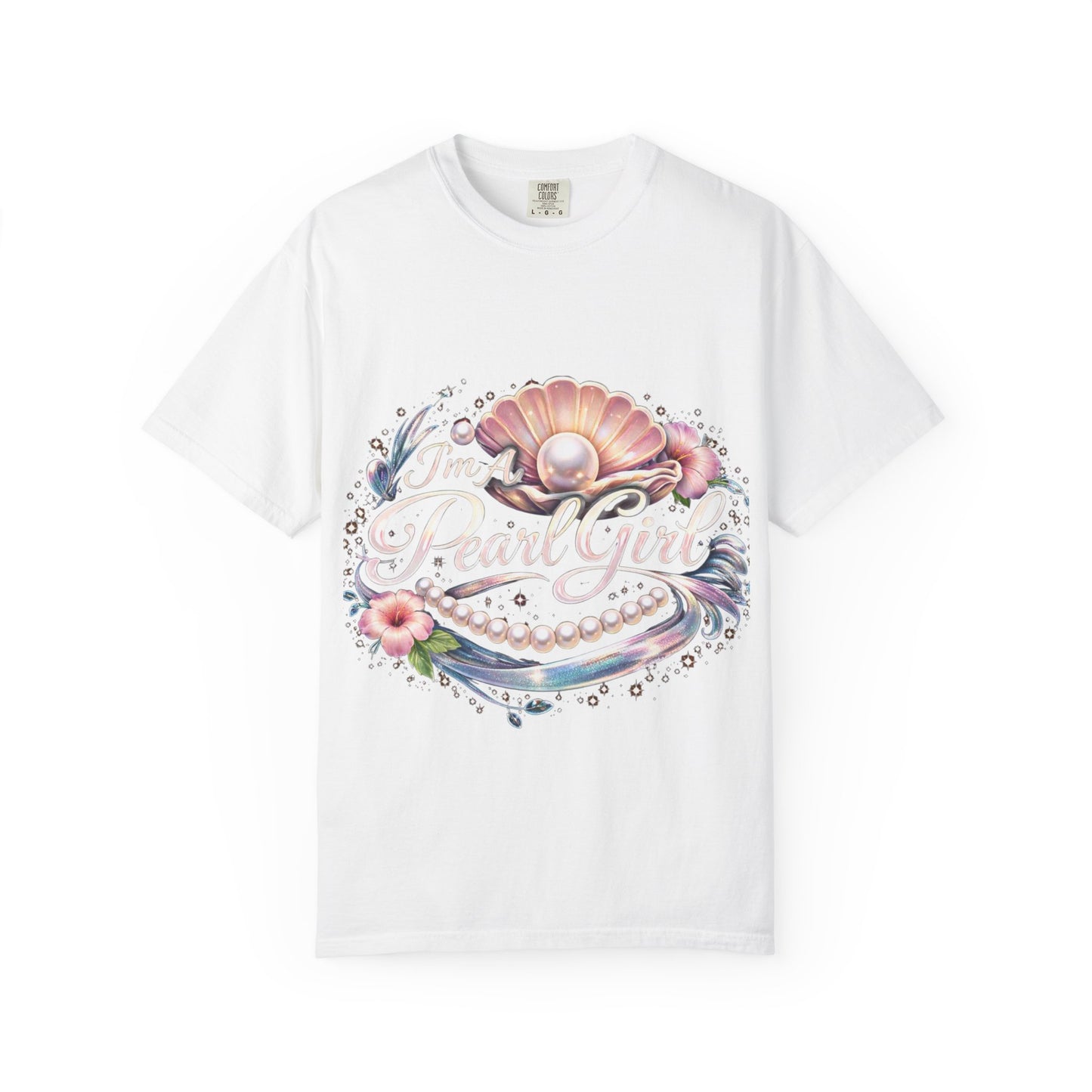 Pearl Girl Graphic T-Shirt — Shell & Pearl Floral Tee