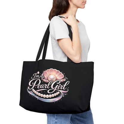 “I'm a Pearl Girl” Beach & Travel Bag