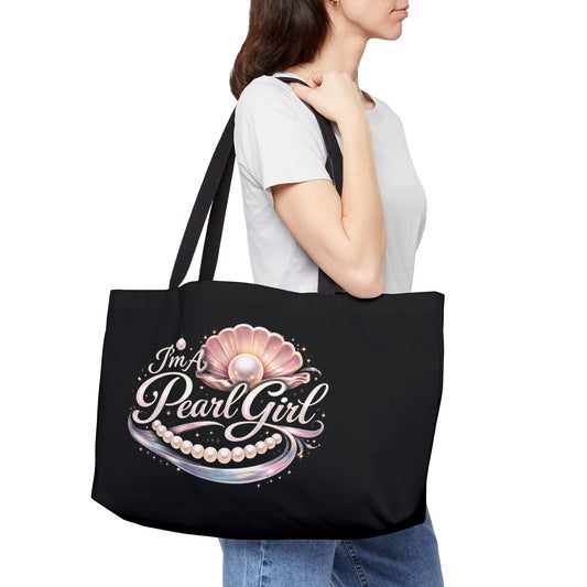 “I'm a Pearl Girl” Beach & Travel Bag