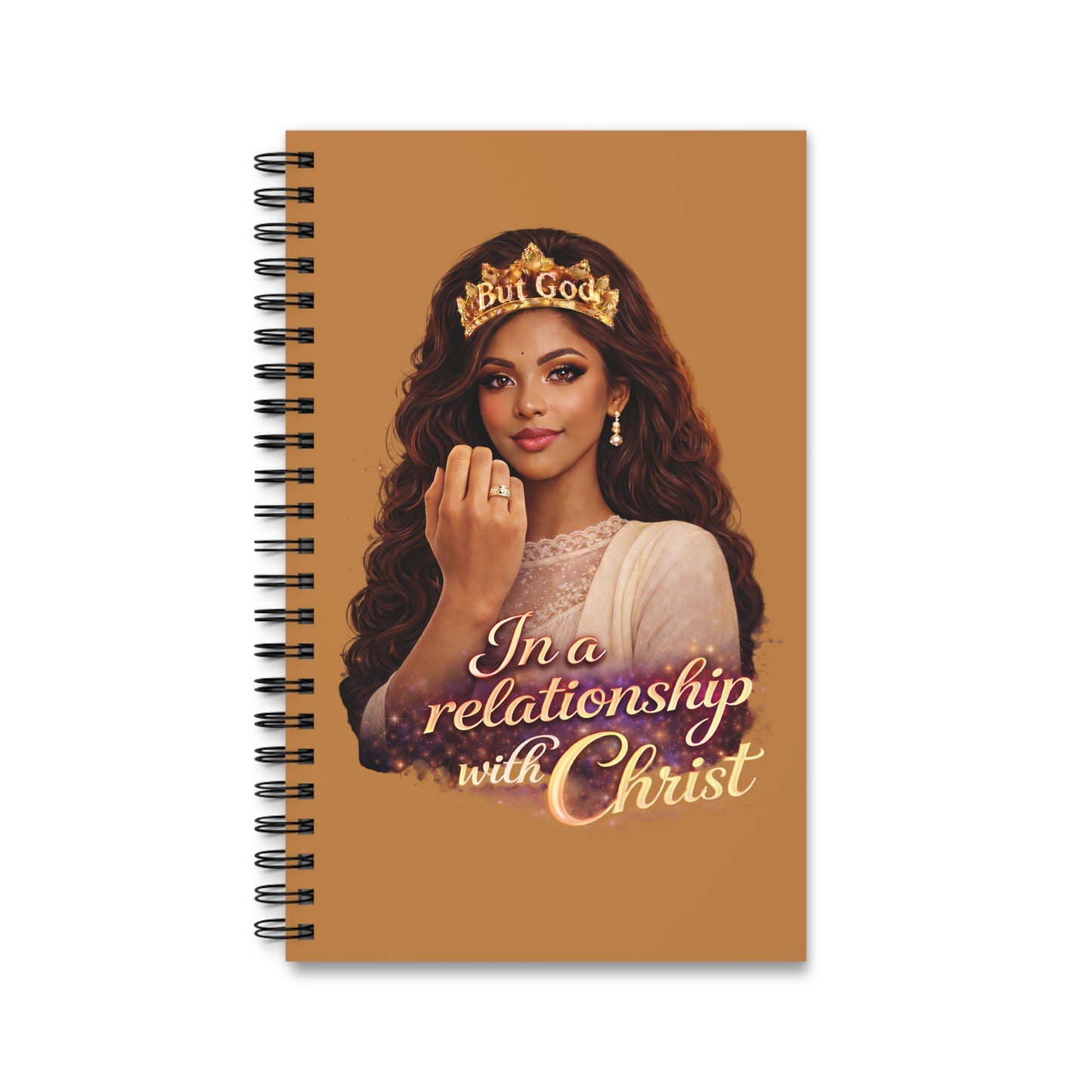 Christian Spiral Journal — "In a Relationship with Christ" Faith Notebook