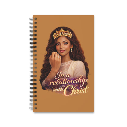 Christian Spiral Journal — "In a Relationship with Christ" Faith Notebook
