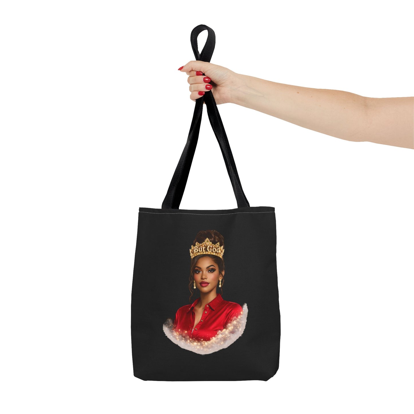 "But God" Portrait Tote Bag — Elegant Royalty Art Tote