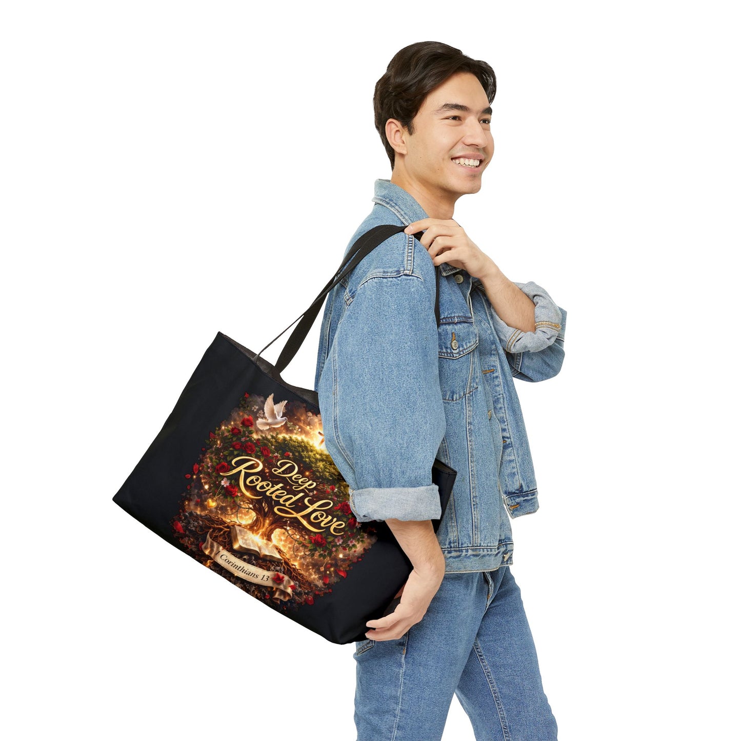 "Deep Rooted Love" Christian Wreath Carryall