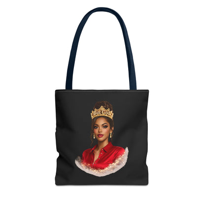 "But God" Portrait Tote Bag — Elegant Royalty Art Tote