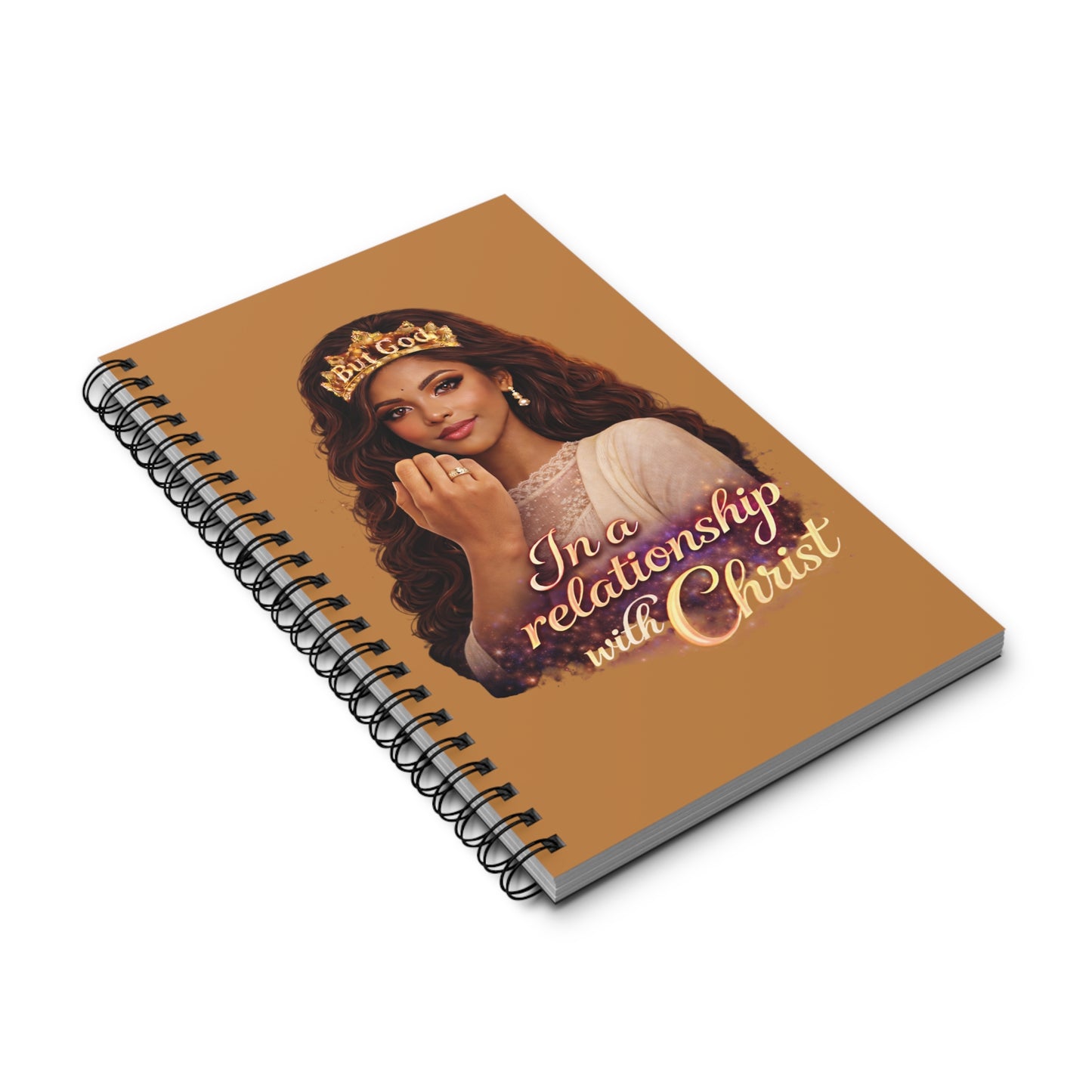 Christian Spiral Journal — "In a Relationship with Christ" Faith Notebook