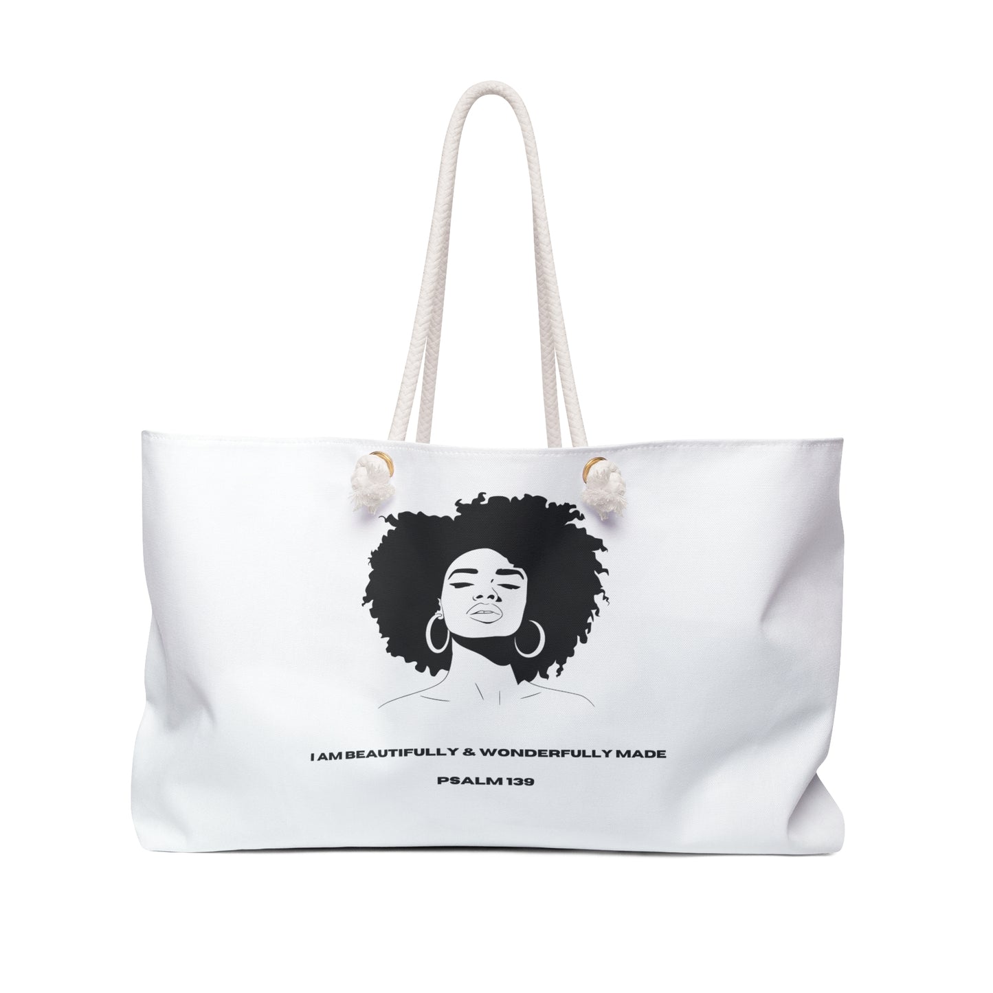I Am Wonderfully & Beautifully Made Tote Bag