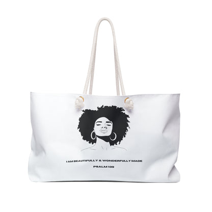 I Am Wonderfully & Beautifully Made Tote Bag