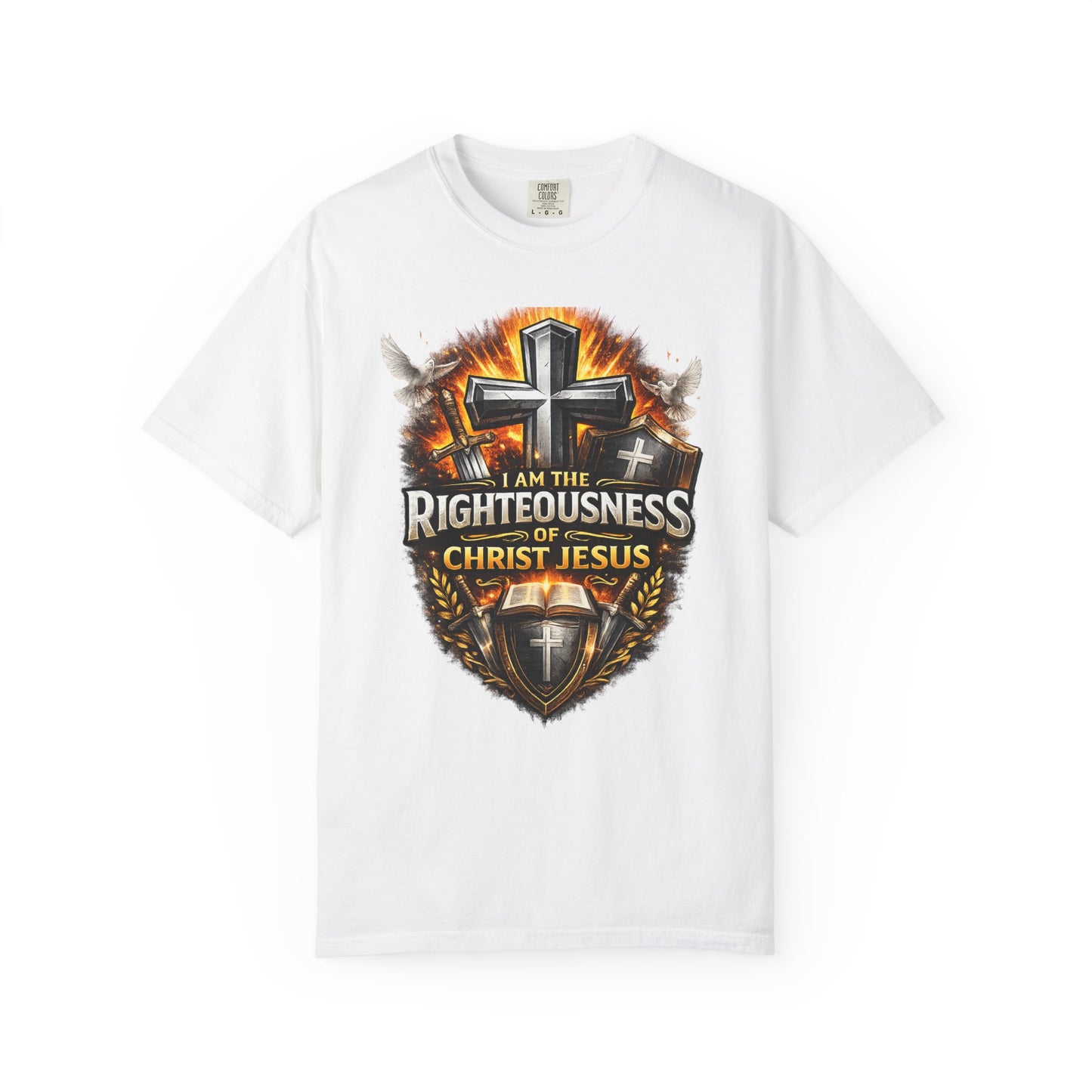 Righteousness of Christ Jesus T-Shirt — Faith Shield Christian Tee