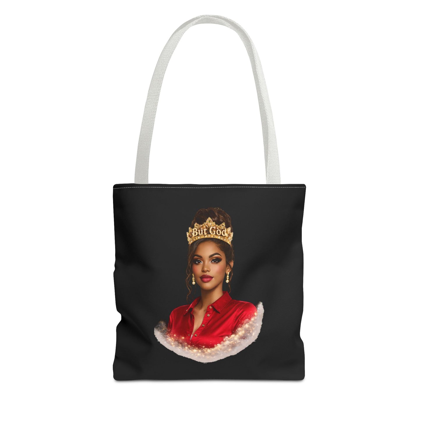 "But God" Portrait Tote Bag — Elegant Royalty Art Tote