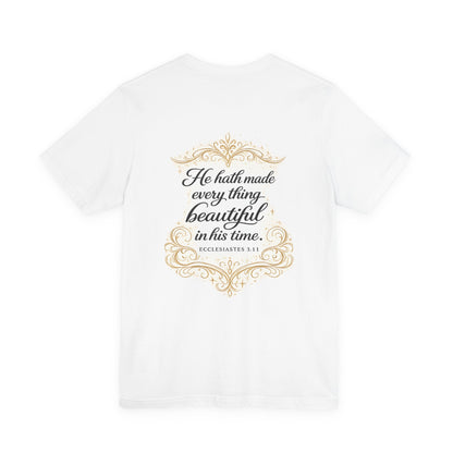 T‑Shirt — "I Am Fashioned In Beauty" Tee