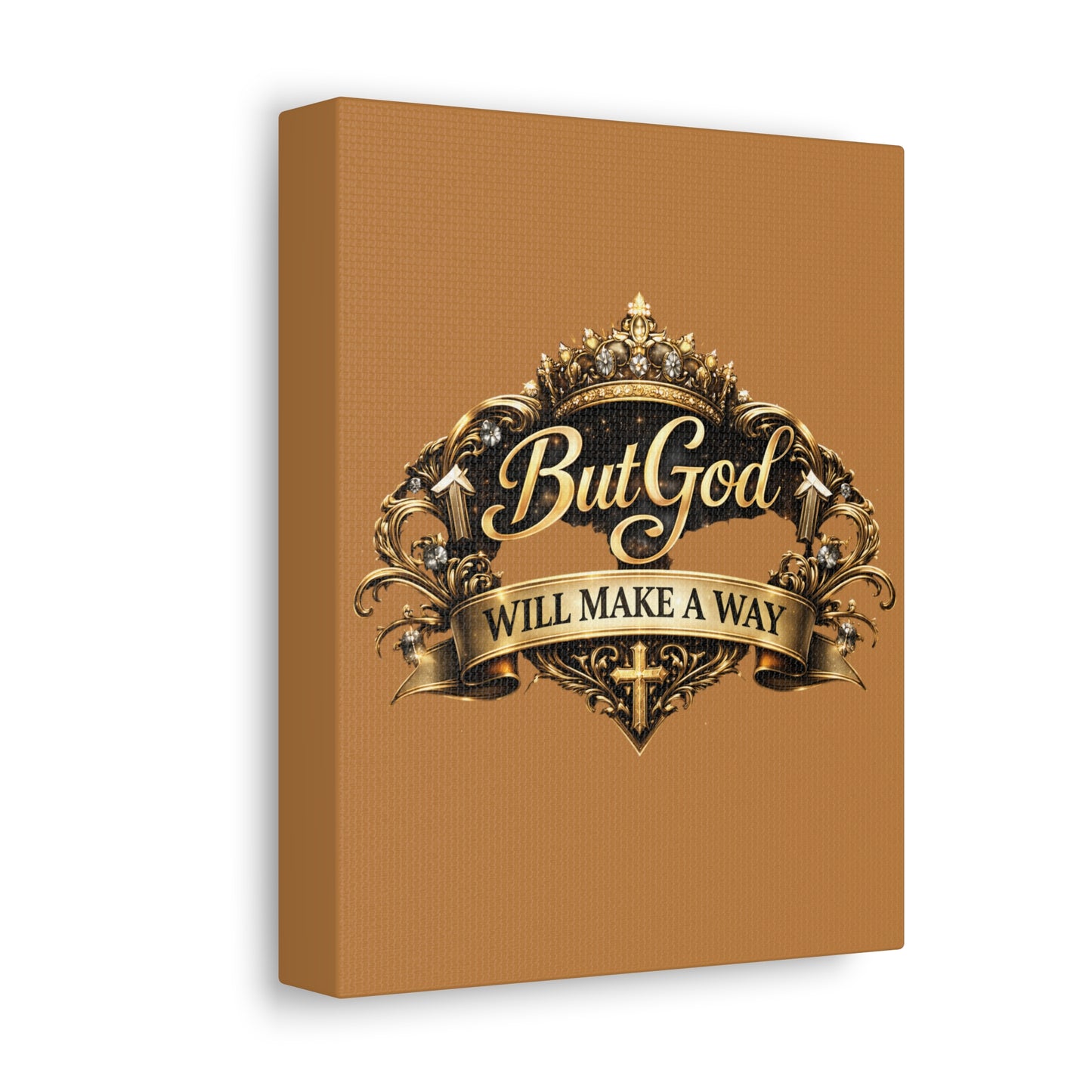 But God Will Make a Way — Inspirational Stretched Canvas Wall Art