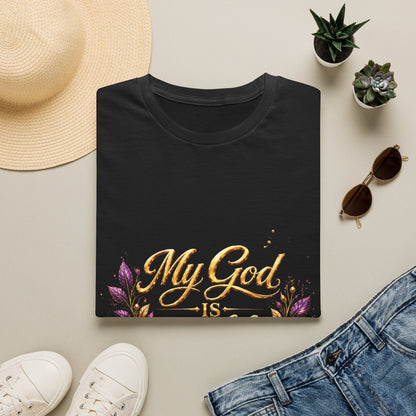 My God Is Able T-Shirt — Inspirational Christian Faith Tee