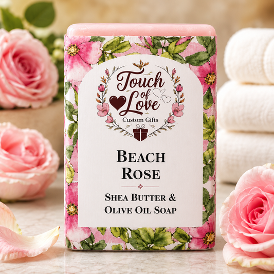 Beach Rose Shea Butter & Olive Oil Soap