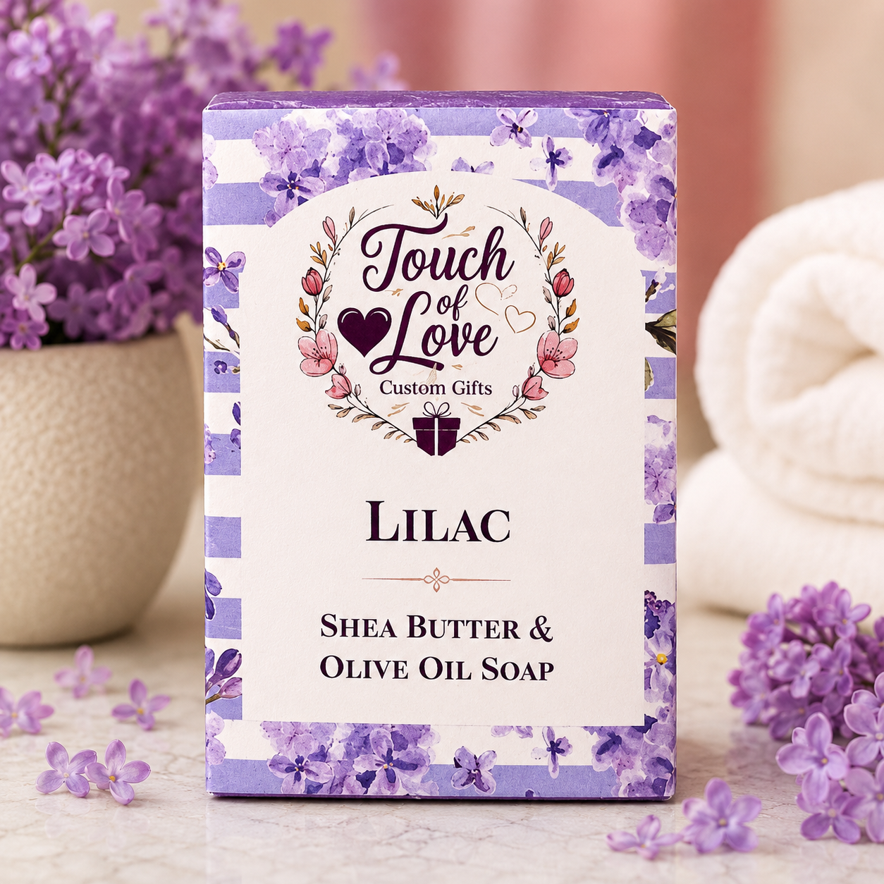 Lilac Shea Butter & Olive Oil Soap