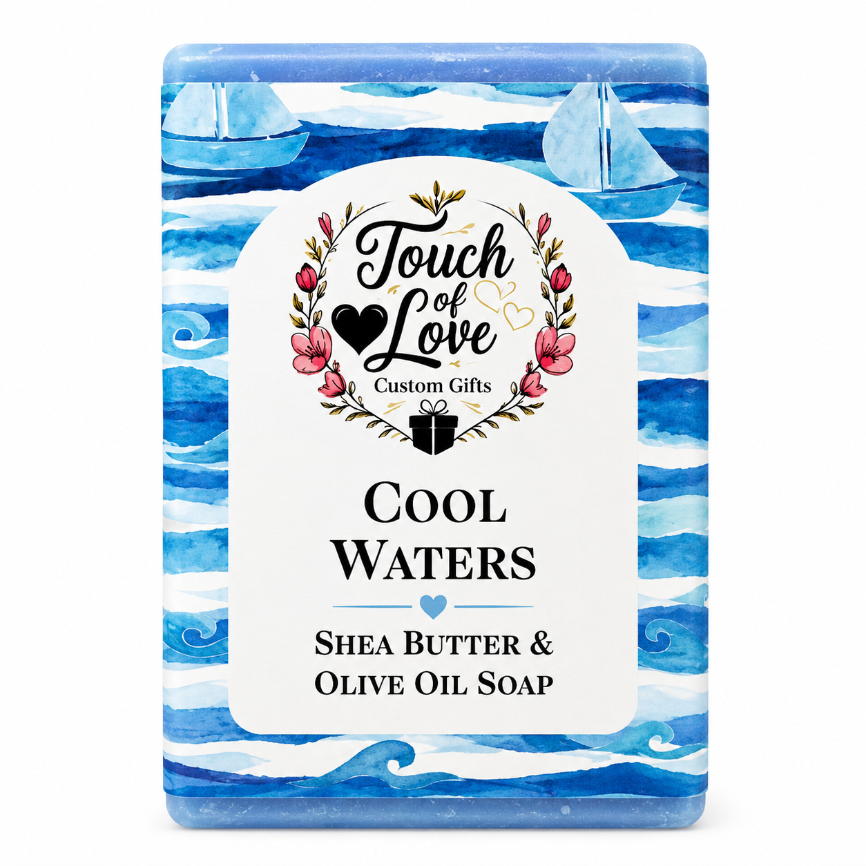 Cool Waters Shea Butter & Olive Oil Soap
