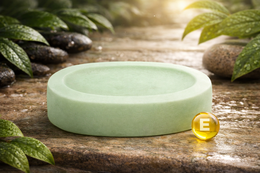 Green Tea Soap with Vitamin E (Single Bar)