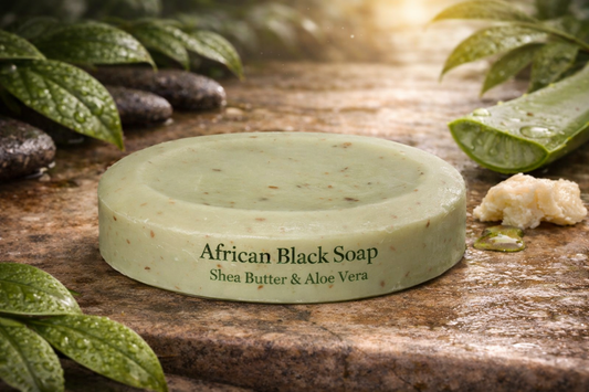 African Black Soap Shea Butter & Aloe Vera