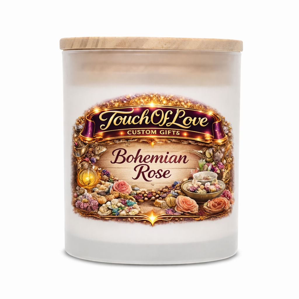 Touch Of Love Custom Frosted Fragrance Candles