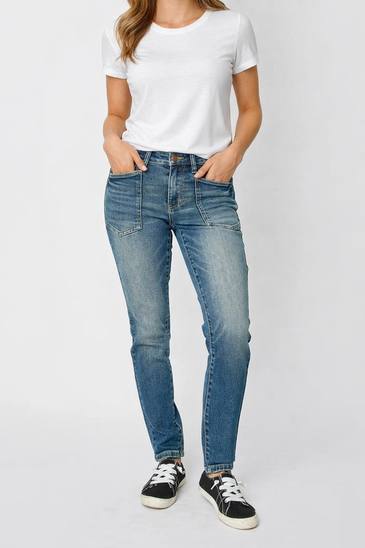 Judy Blue Full Size High Waist Skinny Jeans